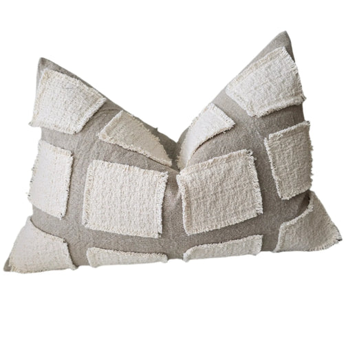 Arendal est.2020 Linen Patch Lumbar Cushion