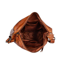 Load image into Gallery viewer, Leather Shoulder Bag Bianca Cognac