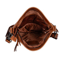Load image into Gallery viewer, Leather Shoulder Bag Liane Cognac