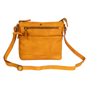 Leather Shoulder Bag Yellow