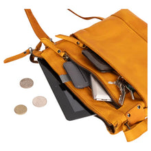 Load image into Gallery viewer, Leather Shoulder Bag Yellow