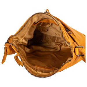 Leather Shoulder Bag Yellow