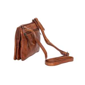 Leather Shoulder Bag Cognac