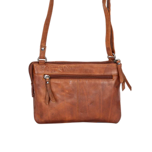 Leather Shoulder Bag Cognac