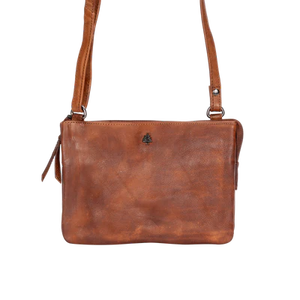 Leather Shoulder Bag Cognac