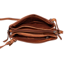 Load image into Gallery viewer, Leather Shoulder Bag Cognac