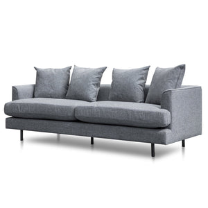 Graphite Grey Three-Seater Sofa