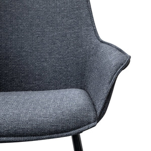 Charcoal Grey Dining Chair (Set of 2)