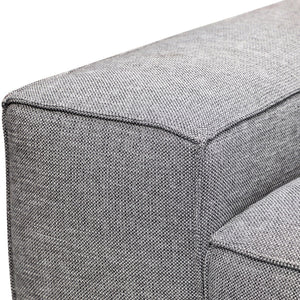 Graphite Grey Three-Seater Right Chaise Sofa