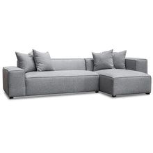 Load image into Gallery viewer, Graphite Grey Three-Seater Right Chaise Sofa