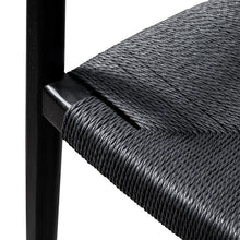 Load image into Gallery viewer, Full Black Hans Wegner Replica Dining Chair