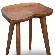 Load image into Gallery viewer, Walnut Wooden Bar Stool