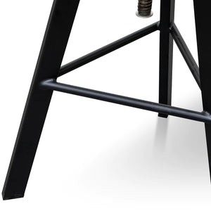 Black Steel Bar Stool