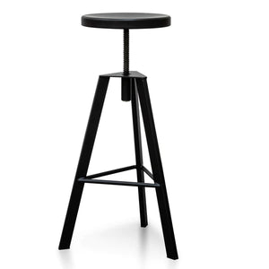 Black Steel Bar Stool