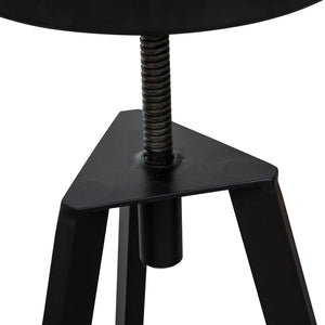 Black Steel Bar Stool