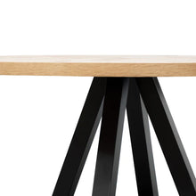 Load image into Gallery viewer, 1.25m Round Oak Dining Table