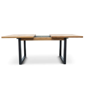 1.6m-2m Extendable European Oak Dining Table