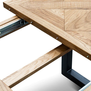 1.6m-2m Extendable European Oak Dining Table