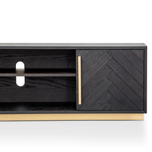 Load image into Gallery viewer, Black &amp; Brass Entertainment Unit