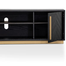 Load image into Gallery viewer, Black &amp; Brass Entertainment Unit
