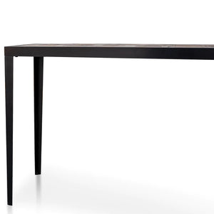 Dark Natural Console Table
