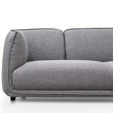 Load image into Gallery viewer, Graphite Grey Three-Seater Fabric Sofa