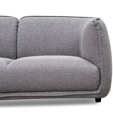 Load image into Gallery viewer, Graphite Grey Two-Seater Fabric Sofa