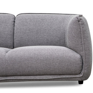 Graphite Grey Two-Seater Fabric Sofa