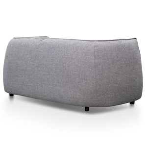 Graphite Grey Two-Seater Fabric Sofa