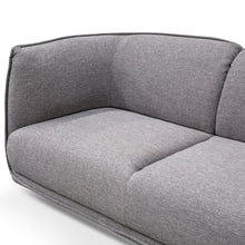 Load image into Gallery viewer, Graphite Grey Two-Seater Fabric Sofa