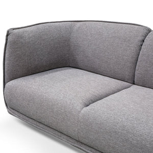 Graphite Grey Two-Seater Fabric Sofa