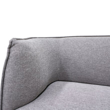 Load image into Gallery viewer, Graphite Grey Two-Seater Fabric Sofa