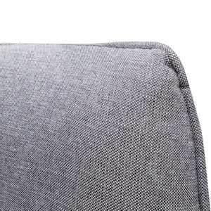 Graphite Grey Two-Seater Fabric Sofa