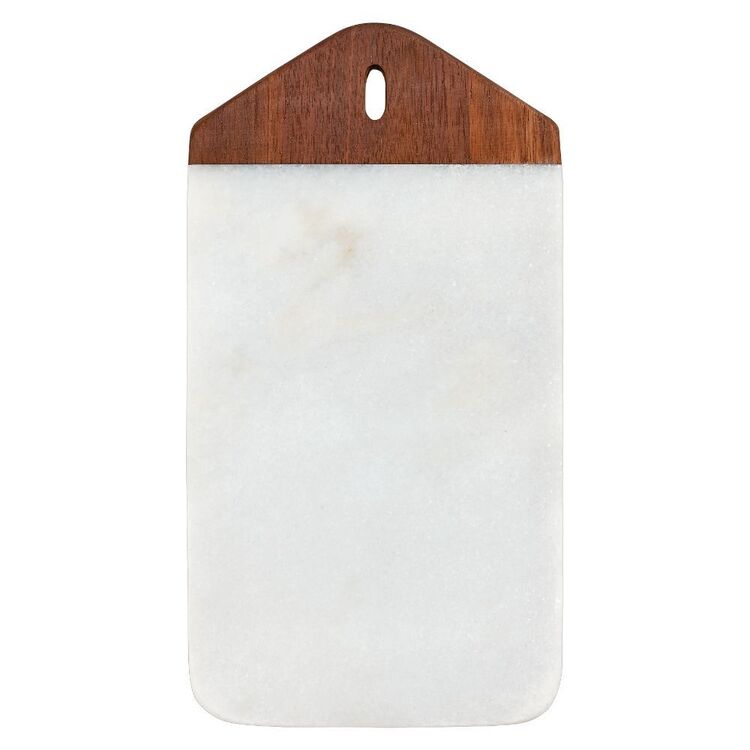 White Marble Serving Board 34cm x 18cm