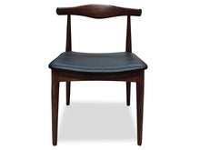 Load image into Gallery viewer, Dark Brown Elbow Dining Chair