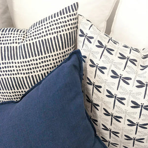 Arendal est. 2020 - Indigo Stonewashed French Linen Cushion