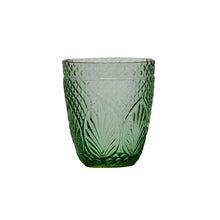 Load image into Gallery viewer, Green Vintage Glass Tumbler