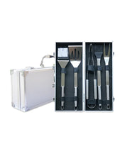 Load image into Gallery viewer, Men&#39;s Republic BBQ Tool Set - 5 Piece in Aluminium Case