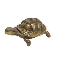 Load image into Gallery viewer, Antique Gold Turtle Box