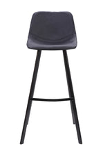 Load image into Gallery viewer, Black Fabric Bar Stool (Set of 2)