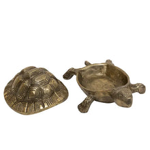 Load image into Gallery viewer, Antique Gold Turtle Box