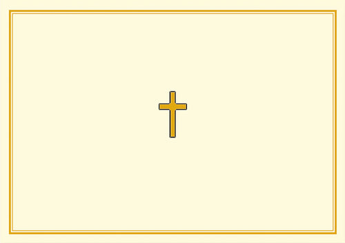 Gold Cross Card Set