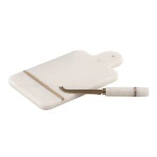 Load image into Gallery viewer, White Marble Serving Set For One