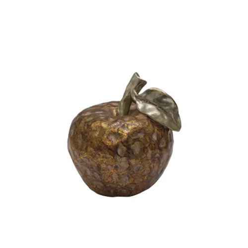 Gold Apple Ornament