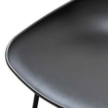 Load image into Gallery viewer, Black Frame Bar Stool with Black Seat