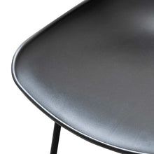 Load image into Gallery viewer, Black Frame Bar Stool with Black Seat