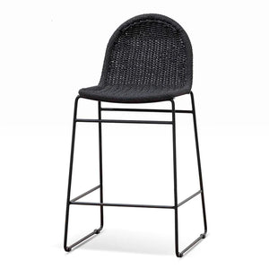 Full Black Bar Stool