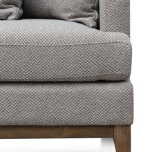 Load image into Gallery viewer, Grey Three-Seater Left Chaise Fabric Sofa