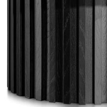 Load image into Gallery viewer, Black Wooden Round Coffee Table