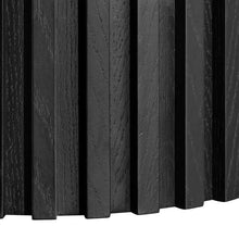Load image into Gallery viewer, Black Wooden Round Coffee Table